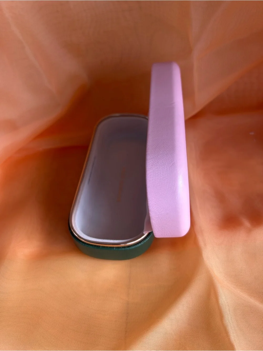 kate spade Pink and Dark Green 'Hello Sunshine' Eyewear Case